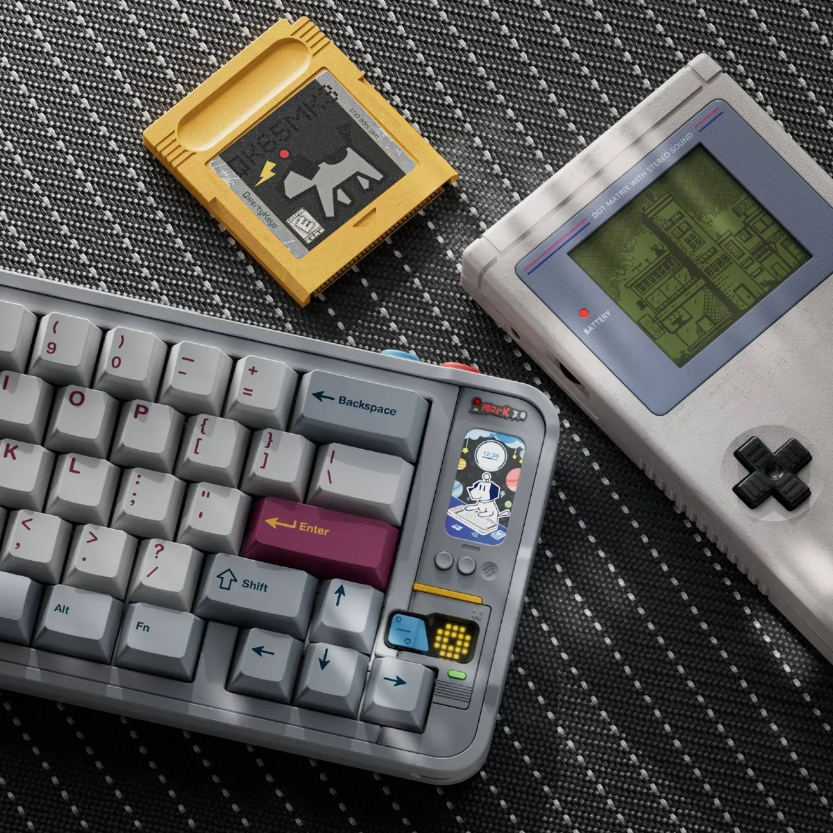 Cool Qwertykeys mechanical keyboard with in-built games appear online