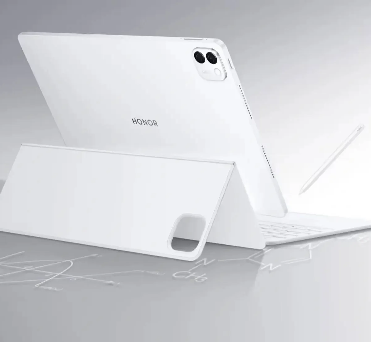 HONOR MagicPad 3 Pro 12/256GB ホワイト中国版 Honor MagicPad 3 Pro 12.3 Surfaces in Real Photos — OLED and