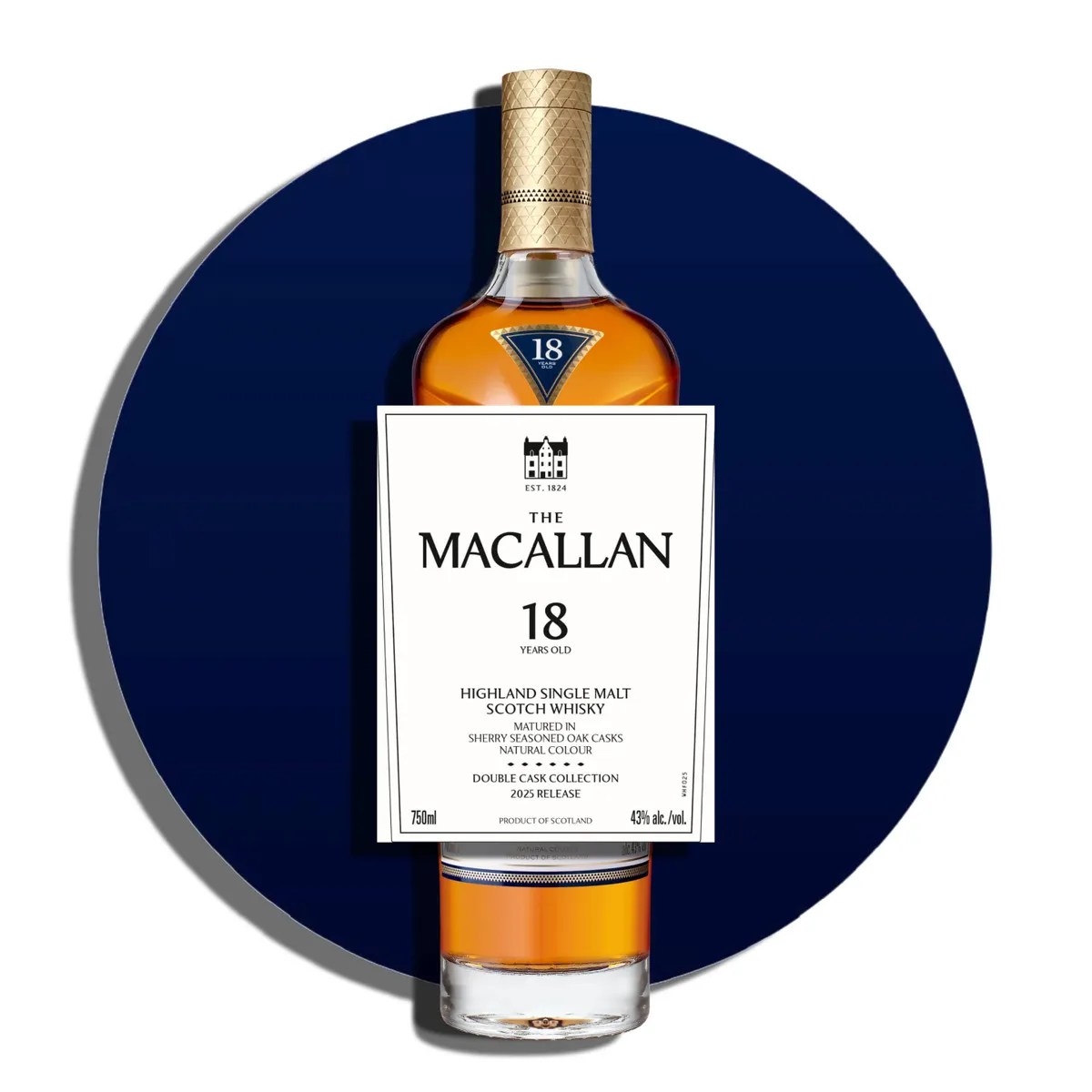 ウイスキー The MACALLAN 18 YEARS OLD DOUBLE CASK THE MACALLAN 18 YEARS DOUBLE CASK 70CL