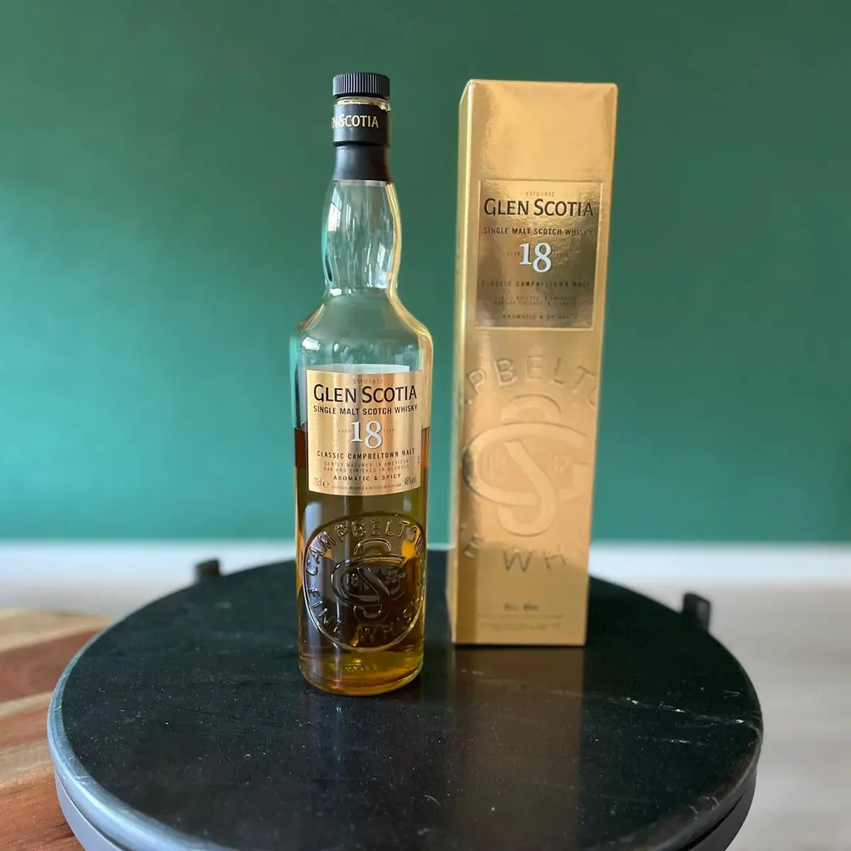 Glen Scotia 18 Year Old Whisky Review: Honey Gold, Salty and a bit Dry