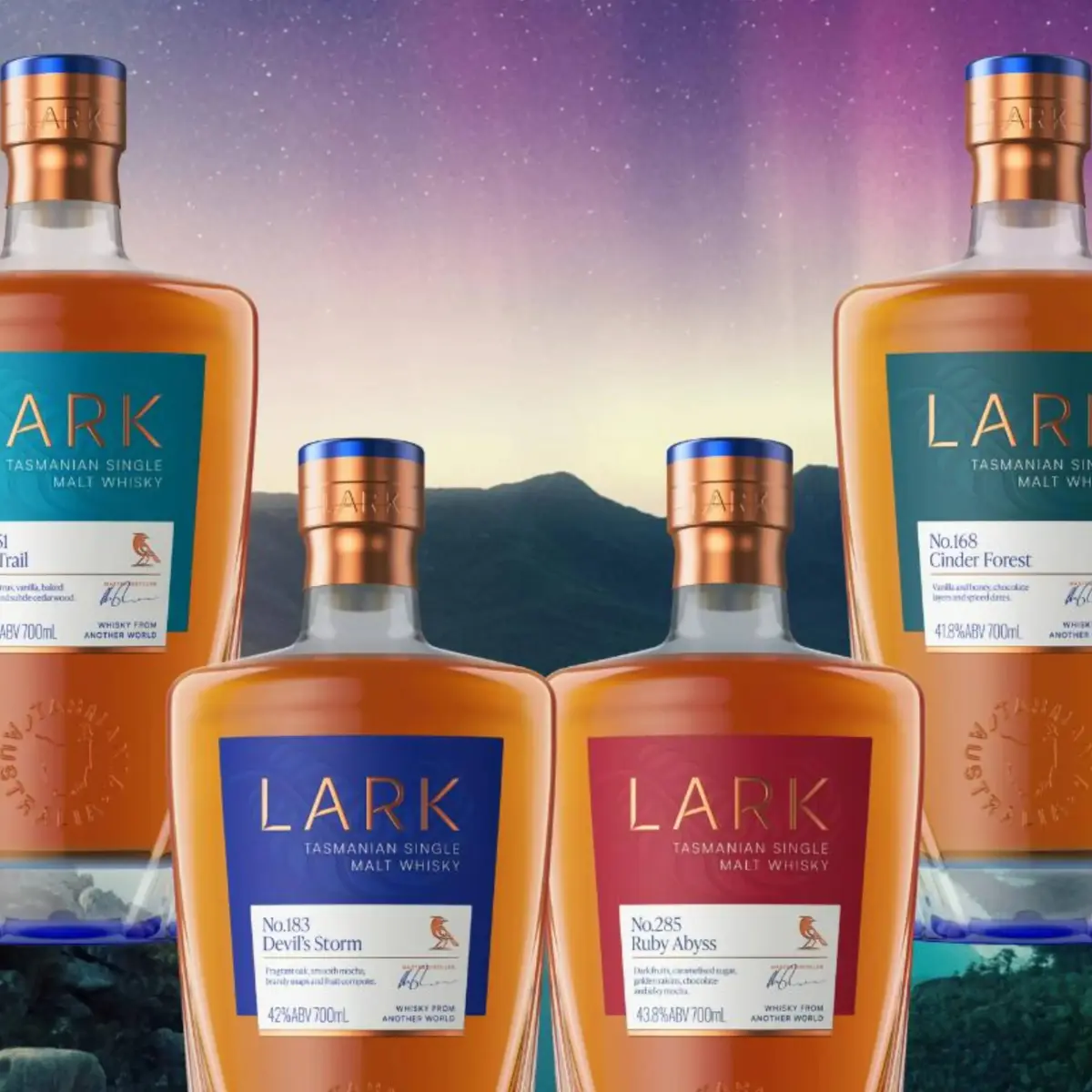 Lark unveils a new luxury Tasmanian whisky collection