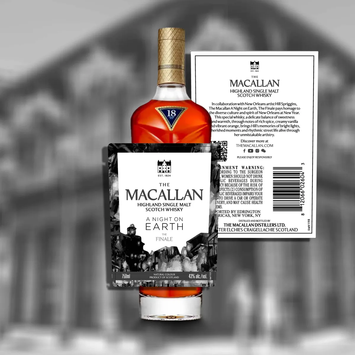 ウイスキー The Macallan A Night on Earth 700ml 46% The Macallan A Night on Earth | Single Malt Whisky | Hedonne