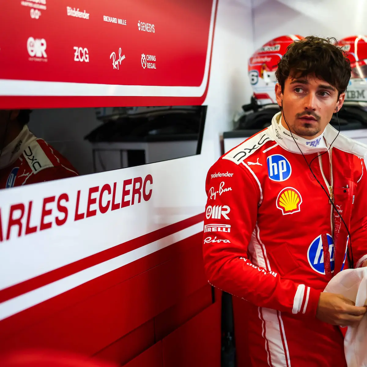 F1 応援のぼり2026 No.29 Charles Leclerc Leclerc sprak met andere teams en legt uit waarom hij toch voor