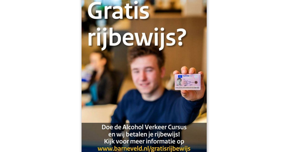 Gratis eerste rijbewijs afhalen