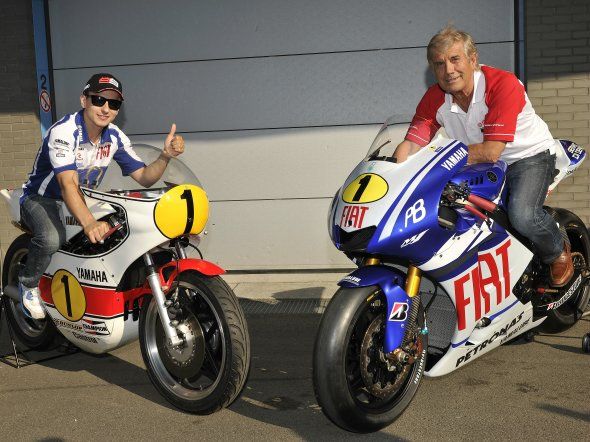 La Yamaha TZ 750 del 1974 ex Giacomo Agostini al Motor Valley Fest