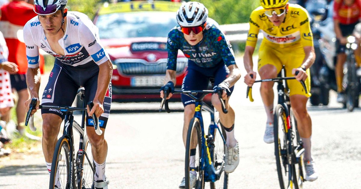 Uno-X reportedly send Vingegaard, Pogacar and Evenepoel images to UCI after stage winner Anthon Charmig’s yellow card