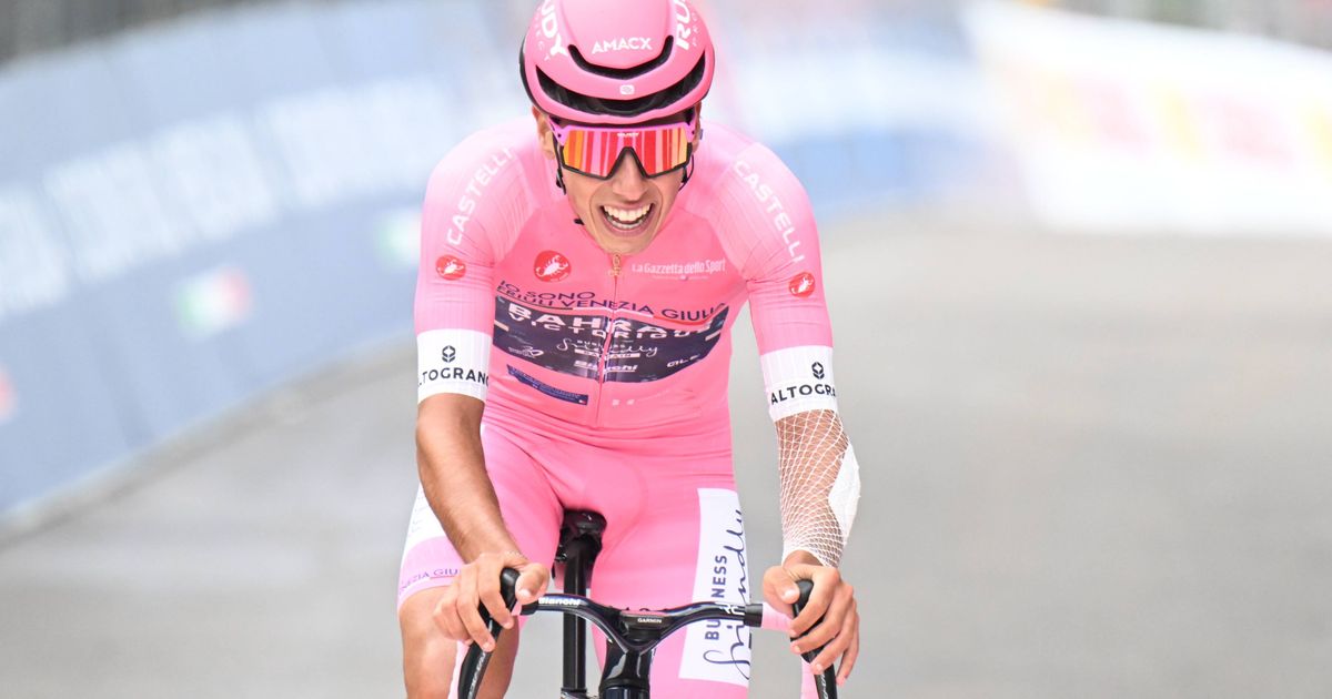 Afonso Eulálio climbs with the best to successfully defend pink jersey