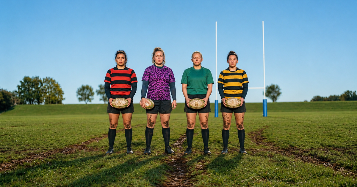 Drentse rugbydames spelen samen in competitie