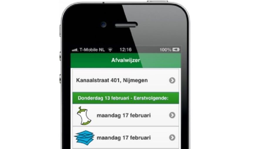 Andere ophaaldagen afval door feestdagen