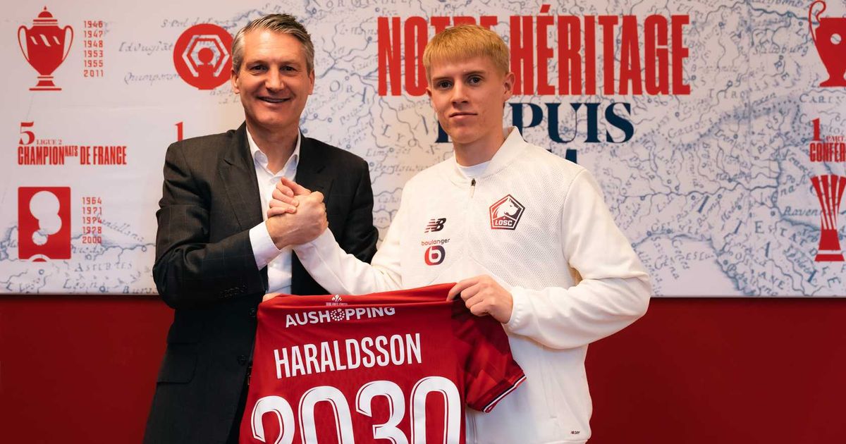 Lille prolonge Haraldsson jusqu'en 2030 (officiel)