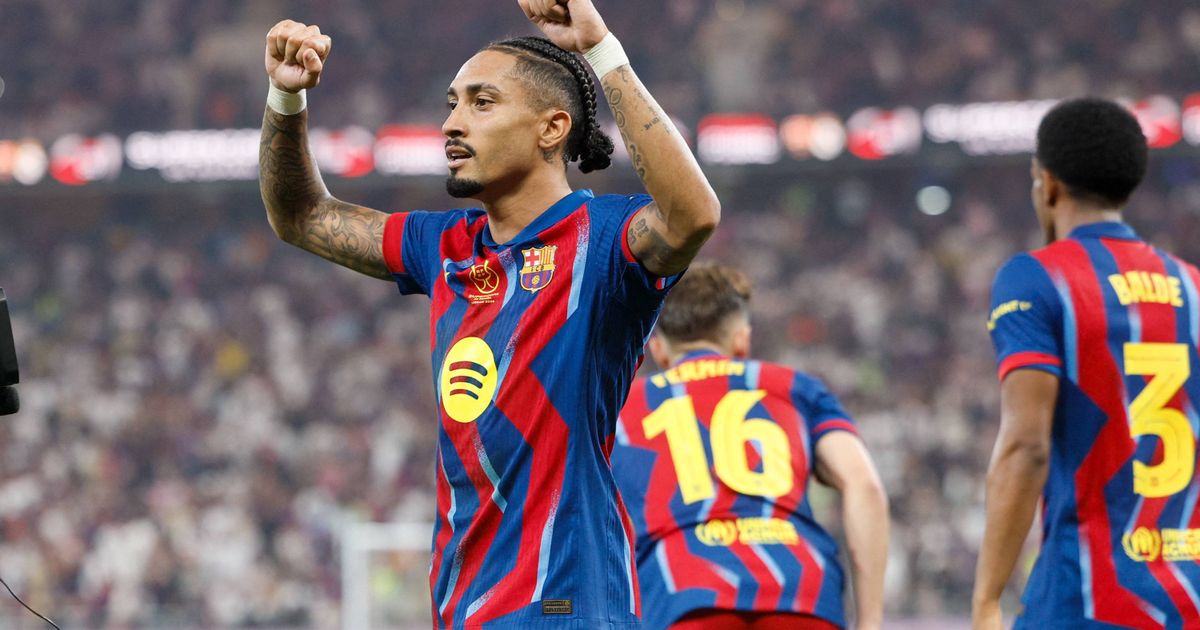 Supercopa : Raphinha dompte le Real, le Barça sacré !