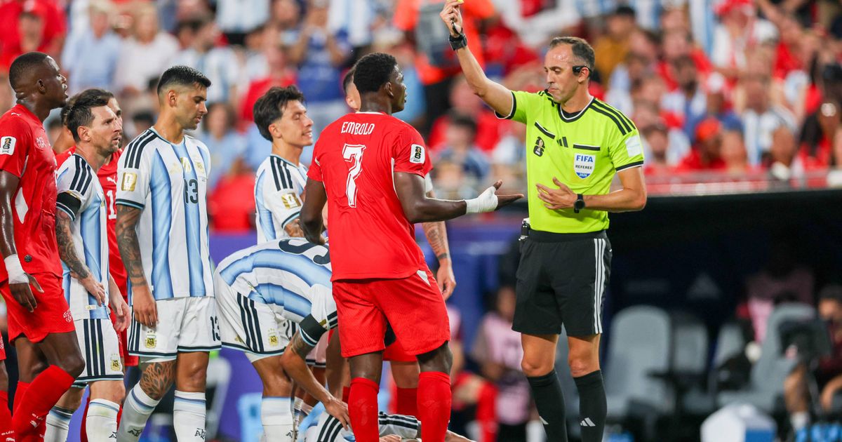 Le résultat d’Argentine-Suisse invalidé, le règlement est clair
