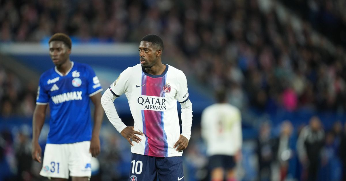 Le PSG rate encore un penalty, cette fois c'est Dembélé