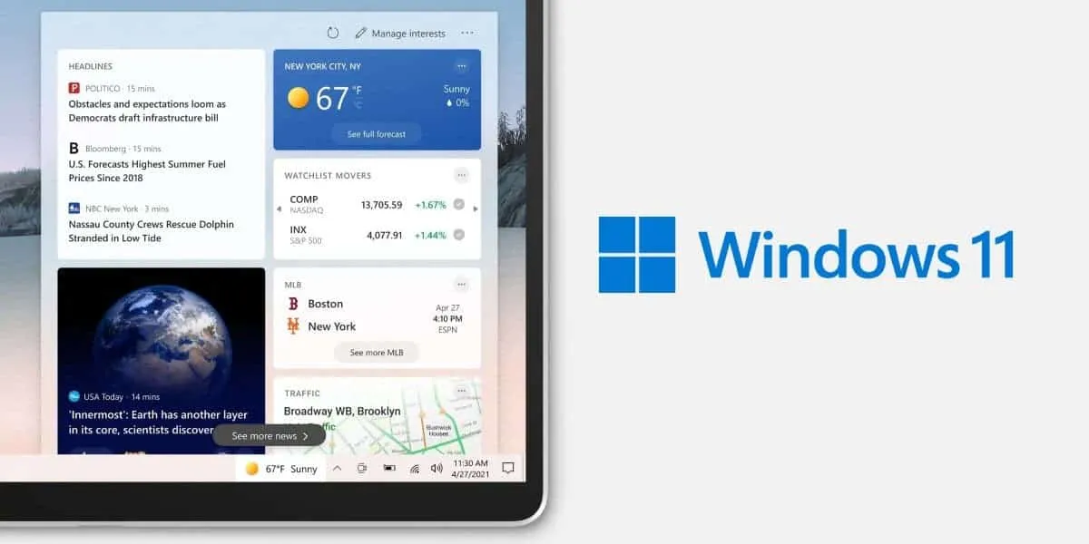 You’ll be able to remove the news feed in Windows 11, Finally!