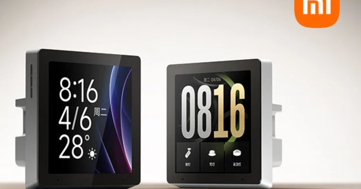 Xiaomi’s New Smart Control Screen Works as a Hub, Supports Touch, Voice ...