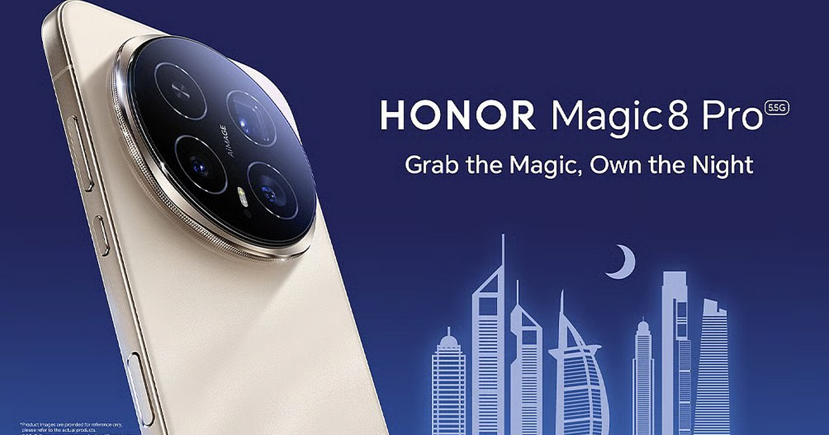 Das HONOR Magic8 Pro ist offiziell in den GCC-Staaten mit 200-MP-Kamera ...