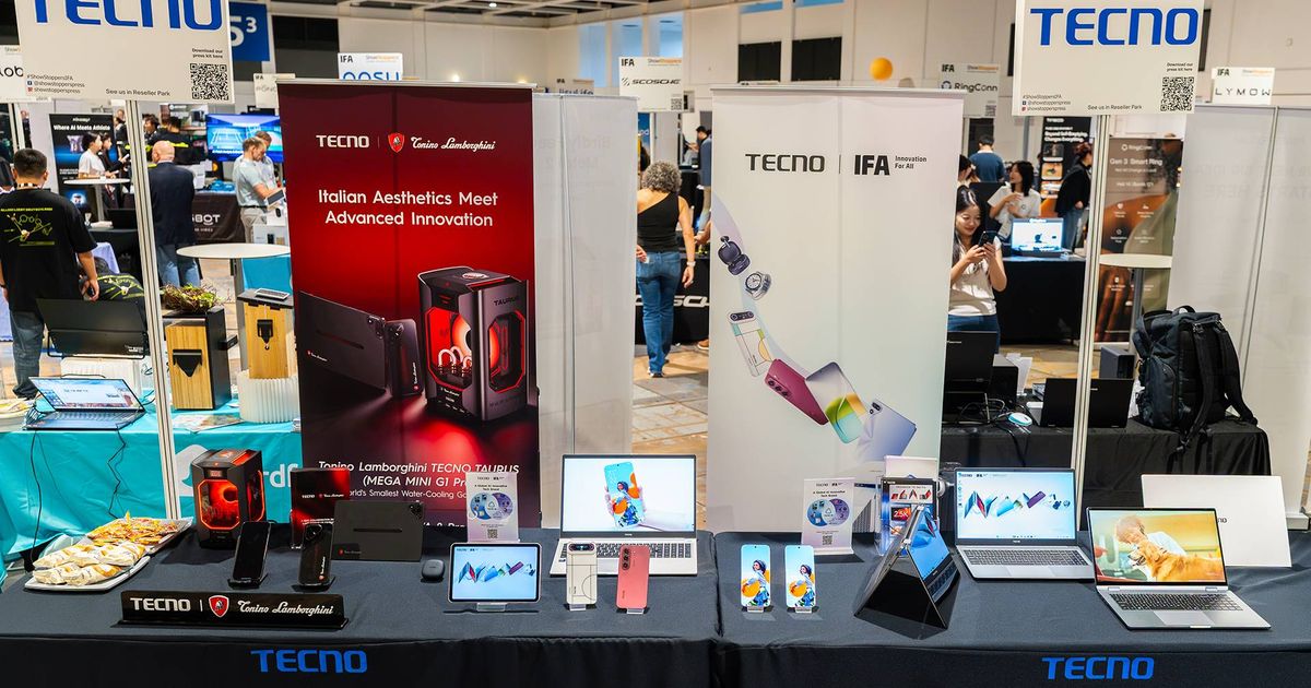 TECNO at IFA 2026: 360-Degree Laptops, True Zero-Bezel Concepts, and Lamborghini Collaborations