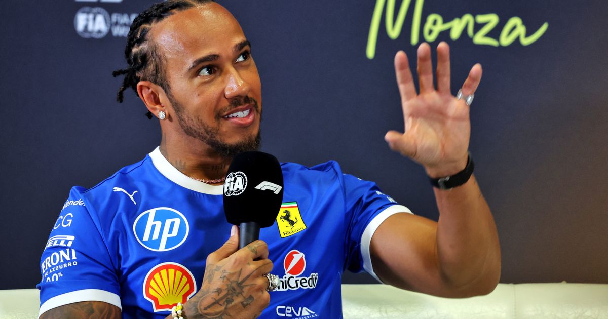 Hamilton No Fantasea con el Podio de Monza Antes de su Debut con Ferrari
