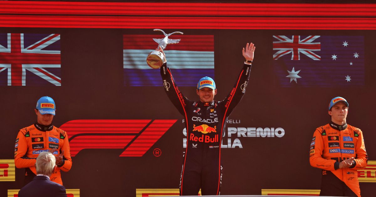 F1今日看点：维斯塔潘蒙扎封王，维特尔质疑迈凯伦策略
