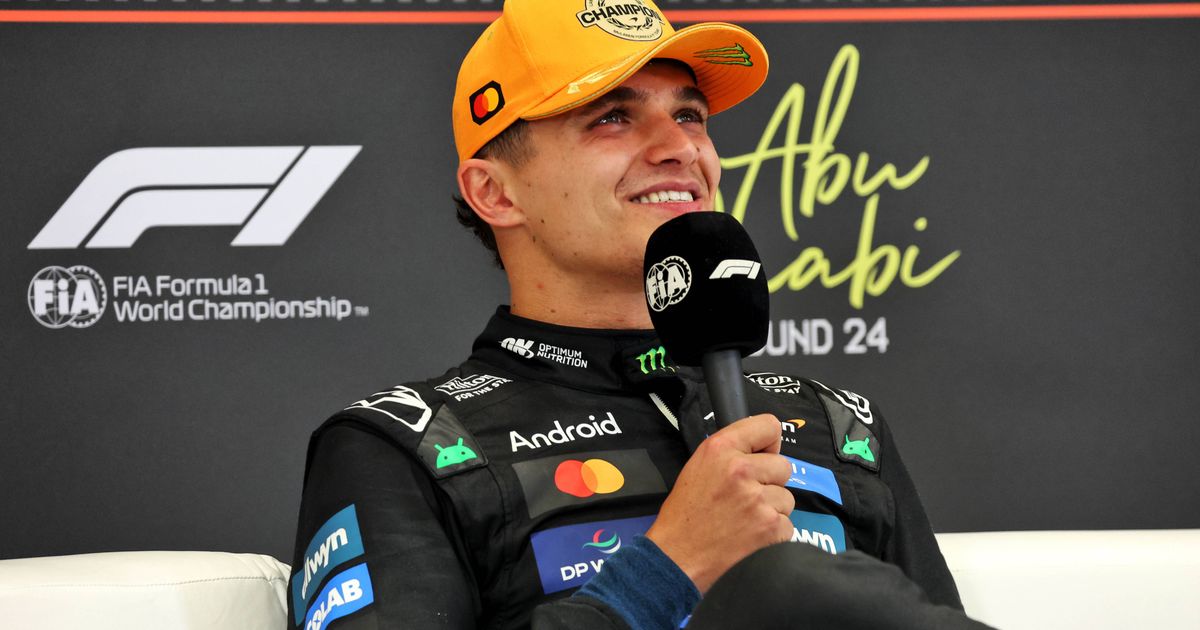 Norris Reflete sobre Título Conquistado enquanto F1 Ajusta Regras para Chuva de 2026