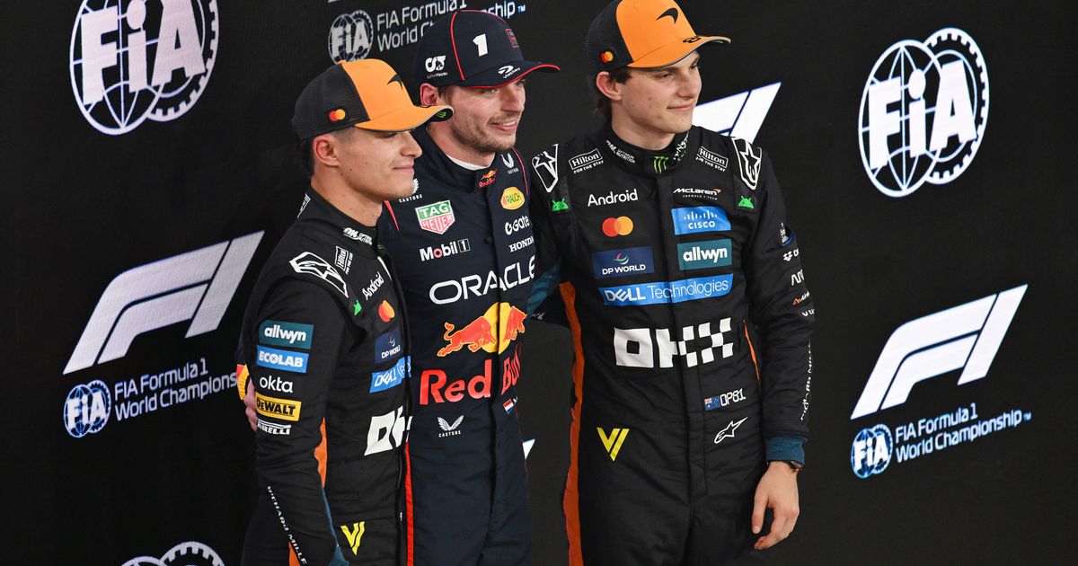 维斯塔潘夺杆位!阿布扎比收官战冠军争夺白热化