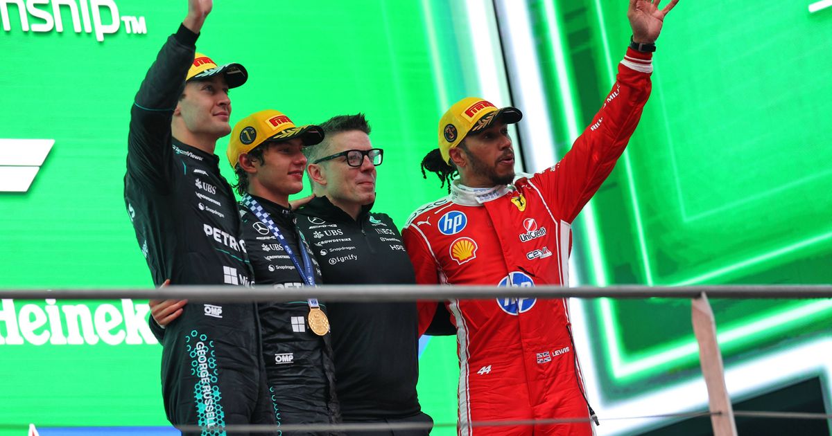 Antonelli takes first F1 win in China as Hamilton ends Ferrari podium drought