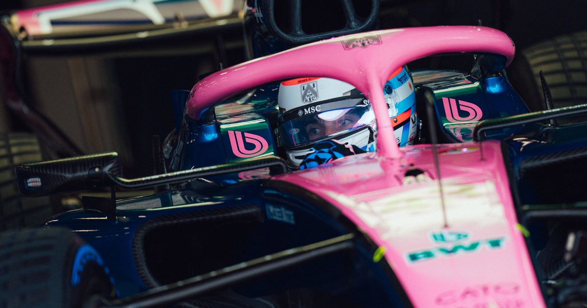 Alpine conducts filming day with Colapinto during F1's April standstill