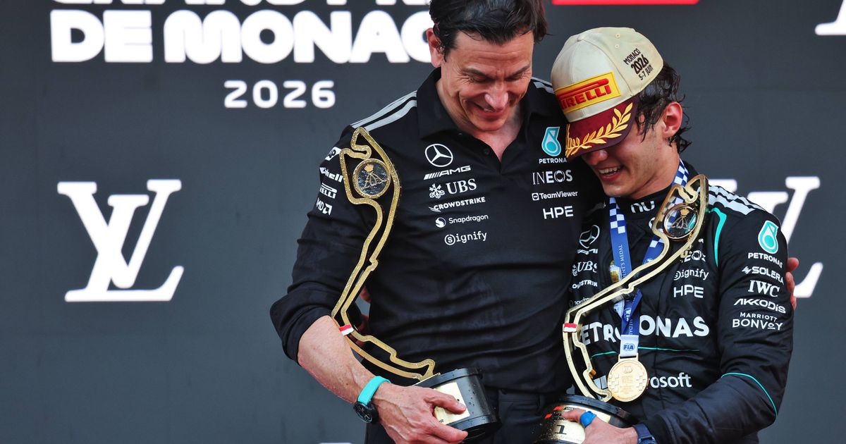 Wolff Hails 'Unbelievable' Antonelli After Fifth Straight Monaco Win but Laments Russell Nightmare