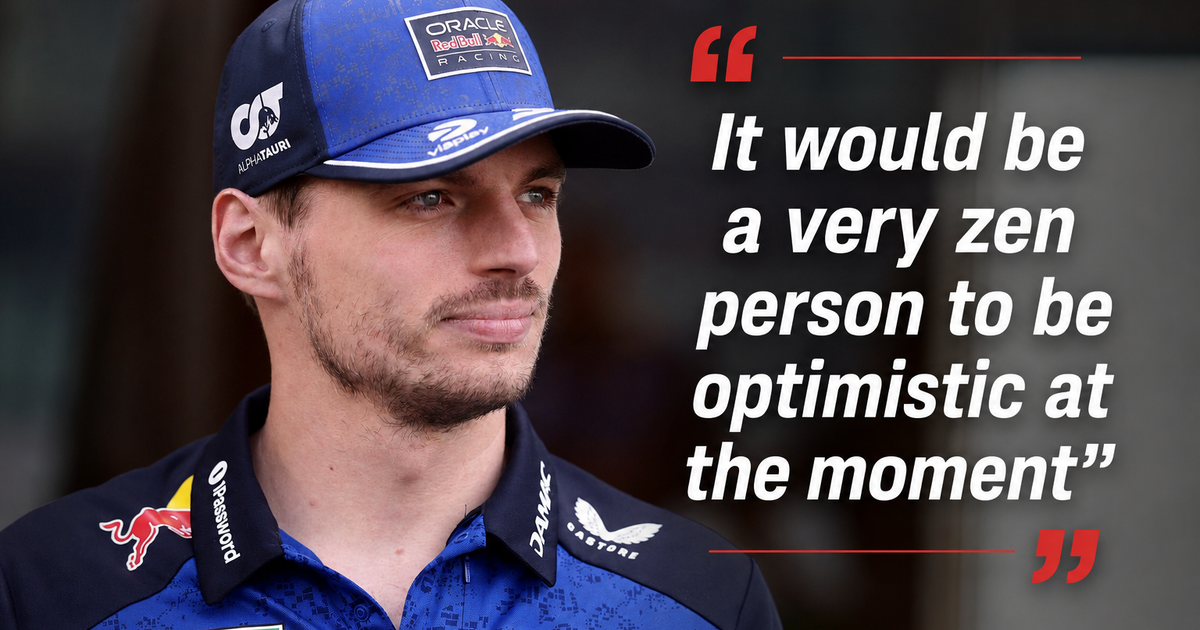 Verstappen Admits Staying Optimistic Is Tough After Another Red Bull Failure