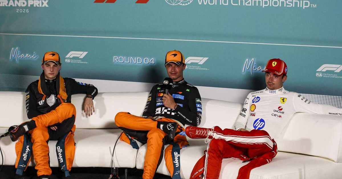 Miami Grand Prix Sprint Race Top Three Press Conference