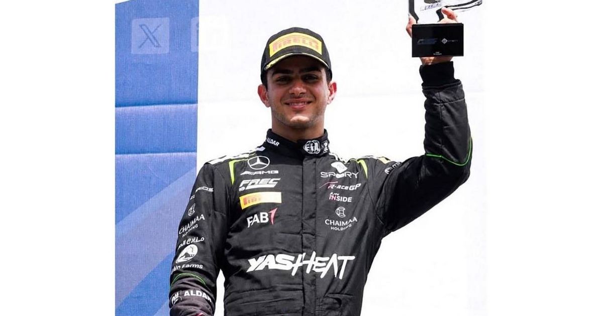 Mercedes junior Rashid Al Dhaheri makes history as first Emirati to lead FIA championship