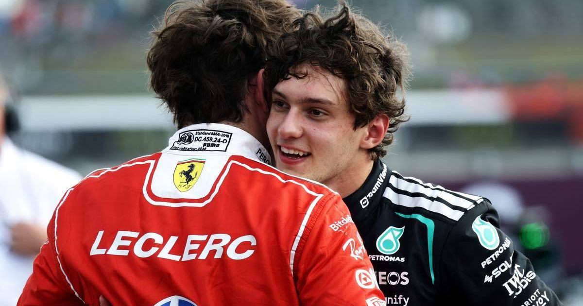 Kimi Antonelli says he has two Ferraris behind him, they will work together