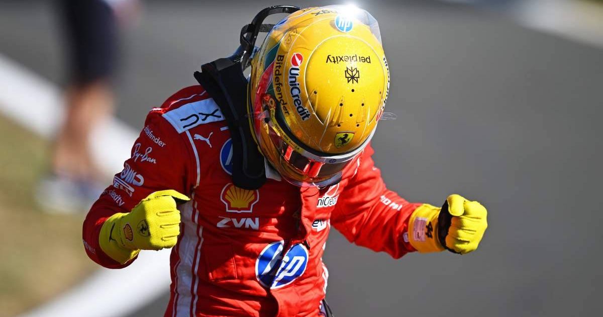 Lewis Hamilton says we're ahead of a Mercedes & Red Bull, they have so much power!