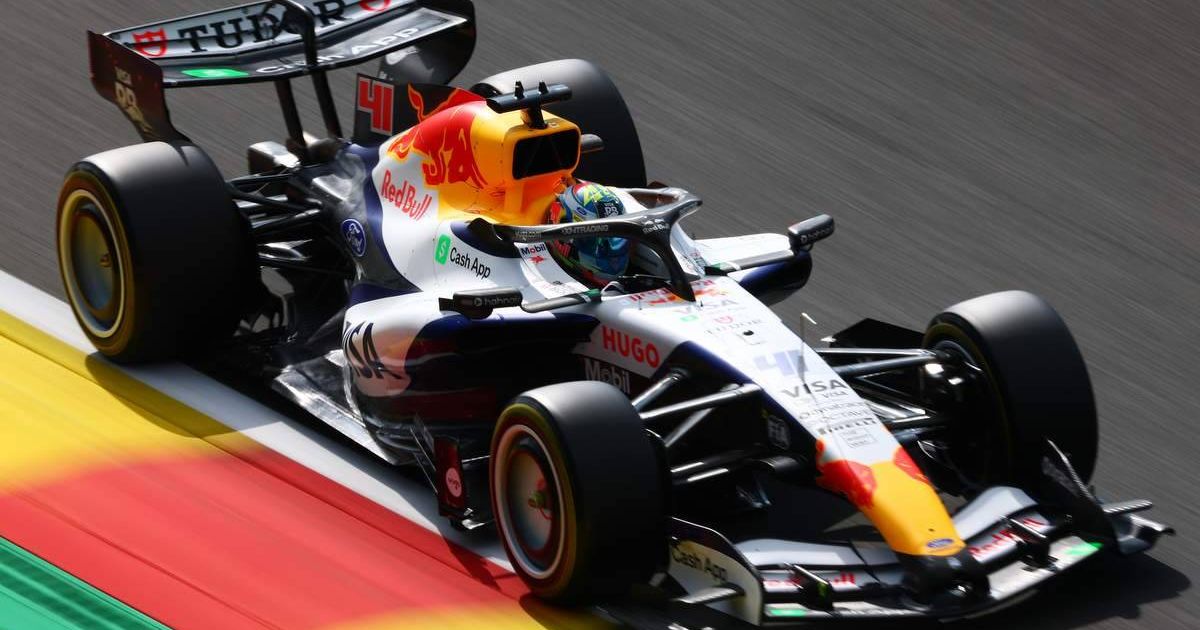 Why did Arvid Lindblad get the upgraded VCARB in Spa and not Liam Lawson?