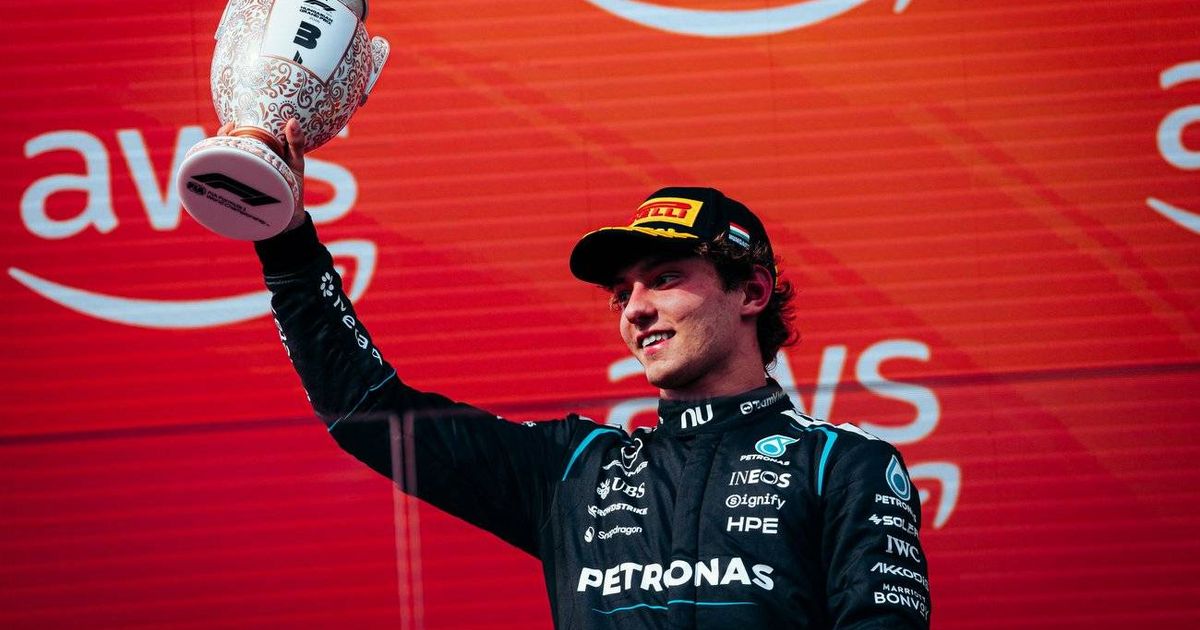 Kimi Antonelli podium limits damage as George Russell fights back for Mercedes in Hungary