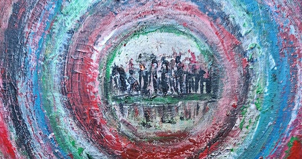 Expositie schilderijen Marjon van der Horst in Koetshuijs Kasteel Assumburg