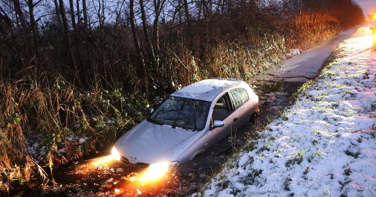 Twee ongelukken door gladheid op wegen in Kaatsheuvel en Sprang-Capelle