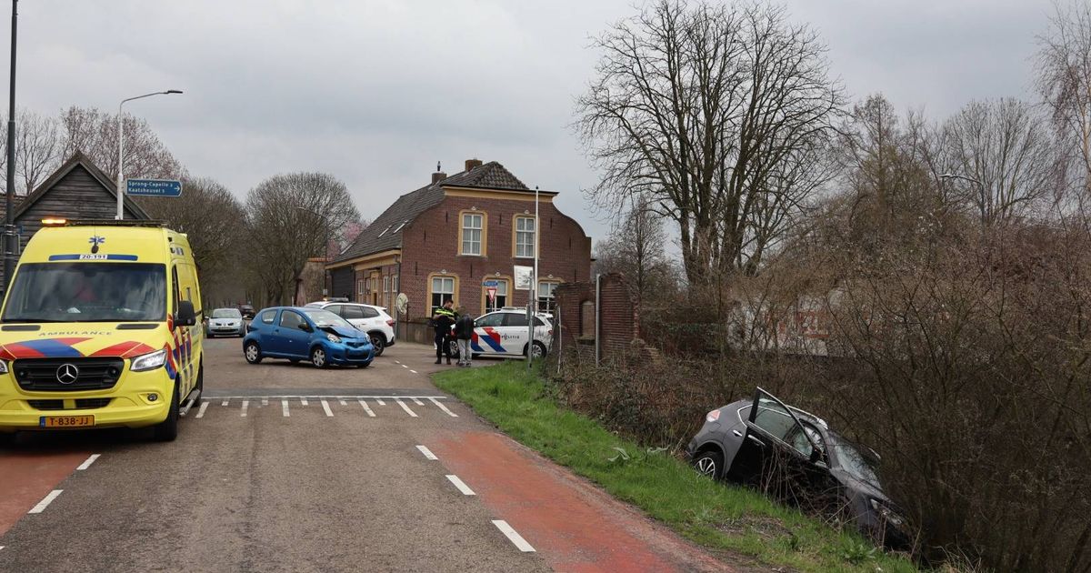 Moeder met twee kinderen betrokken bij aanrijding op Winterdijk Sprang-Capelle