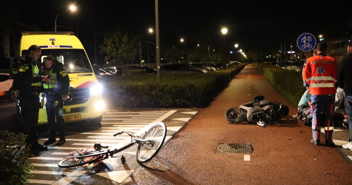 Jongen na valpartij met scooter aangehouden op De Gaard in Waalwijk