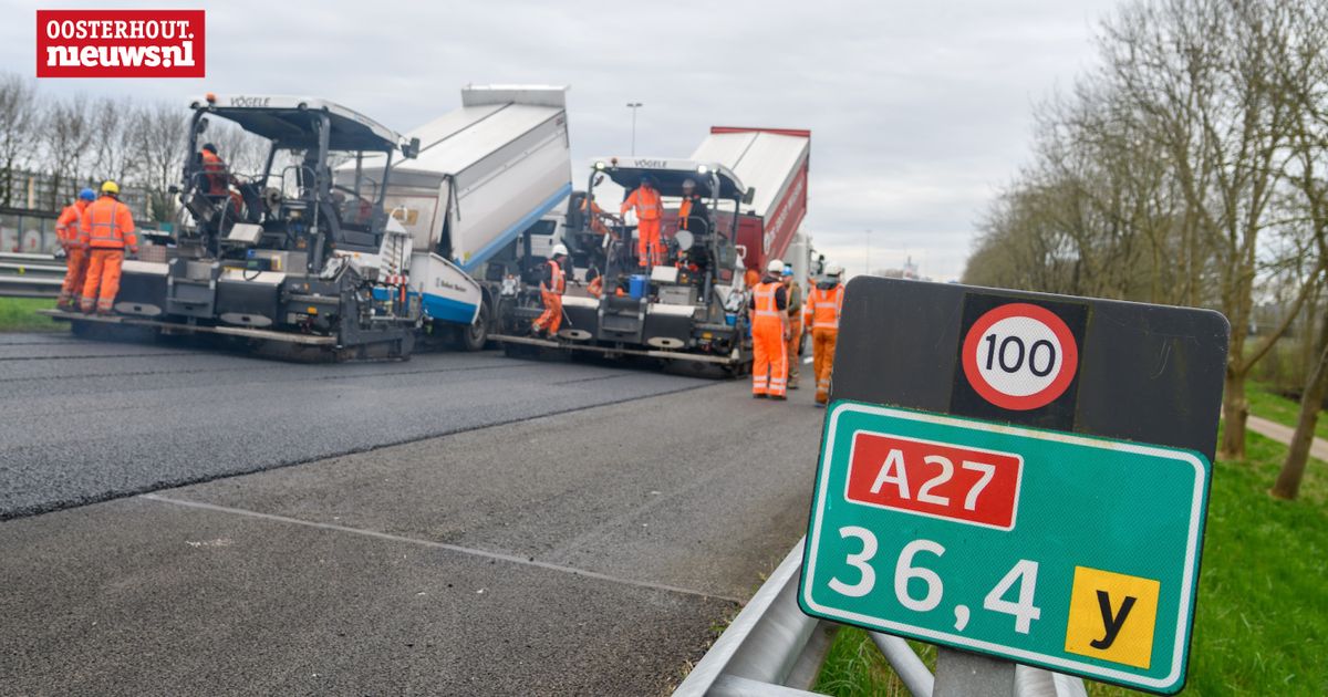 Weekend- en nachtafsluitingen A27 en A59 in november
