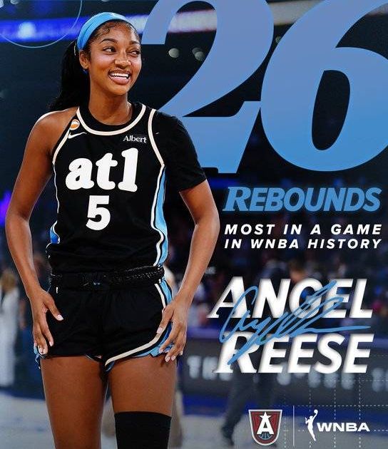 Photo: pianetabasket.com Angel Reese ancora alla ribalta: 26 rimbalzi, record WNBA e Atlanta che ribalta le Sparks
