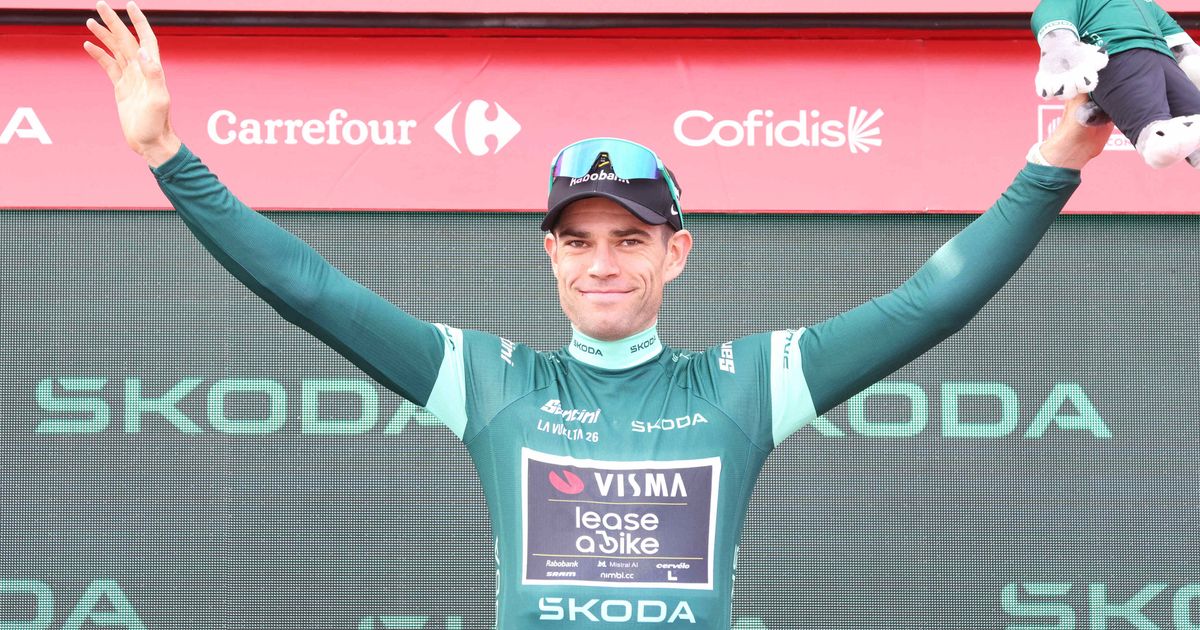 Photo: radsportaktuell.de Ergebnisse Vuelta a España 2026, 15. Etappe – Wout van Aert gewinnt Fünf-Mann-Krimi, nachdem extreme Hitze die Strecke um