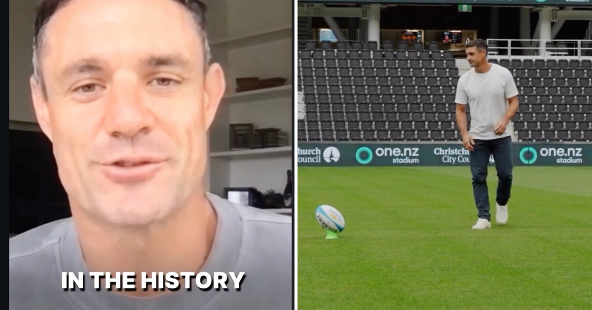 Dan Carter reveals which two All Blacks legends his son wants to coach him