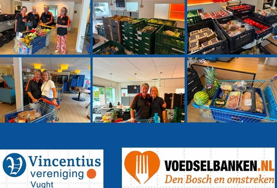 Burgemeester en wethouder steken de handen uit de mouwen bij Vincentiusvereniging Vught