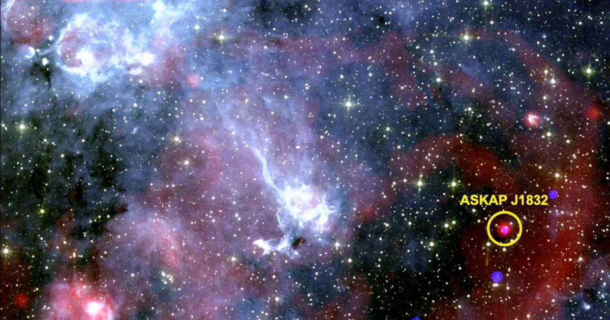 Mysterious Signal from Unknown Milky Way Object