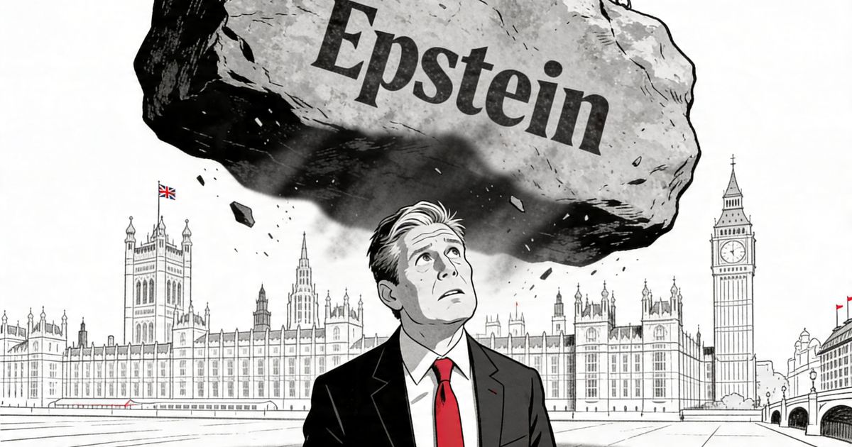 Starmer wordt langzaam verpletterd door Epstein