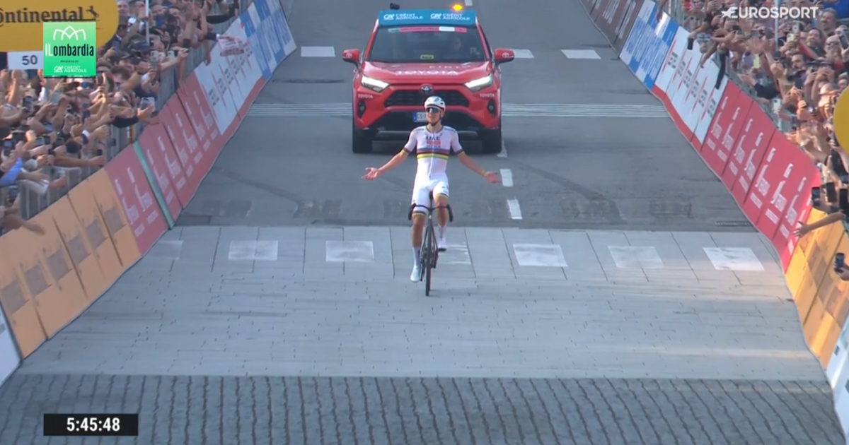 Untouchable Pogacar follows in the footsteps of Fausto Coppi, winning the Tour of Lombardy for the fifth consecutive time