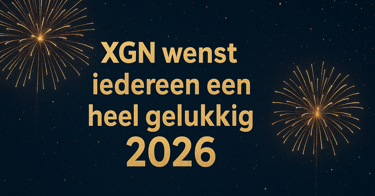 XGN wenst iedereen een heel gelukkig 2026!