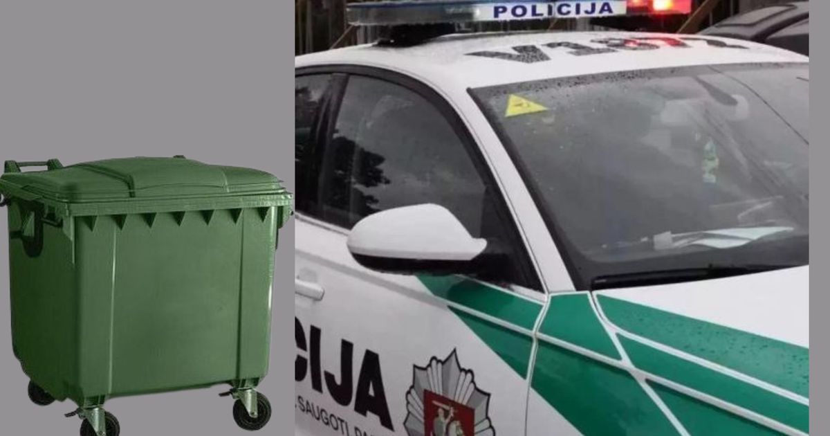 Alytaus rajono konteineryje rastas negyvas šuo