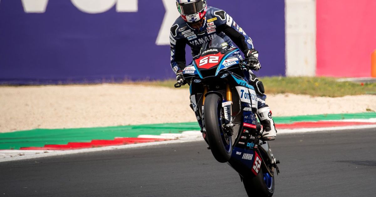 Festa Alessandro Delbianco e Yamaha nel CIV Superbike a Vallelunga